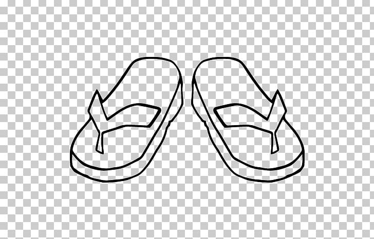 Flip-flops Drawing Coloring Book Black And White PNG, Clipart, Area, Black, Black And White, Boot, Clothing Free PNG Download