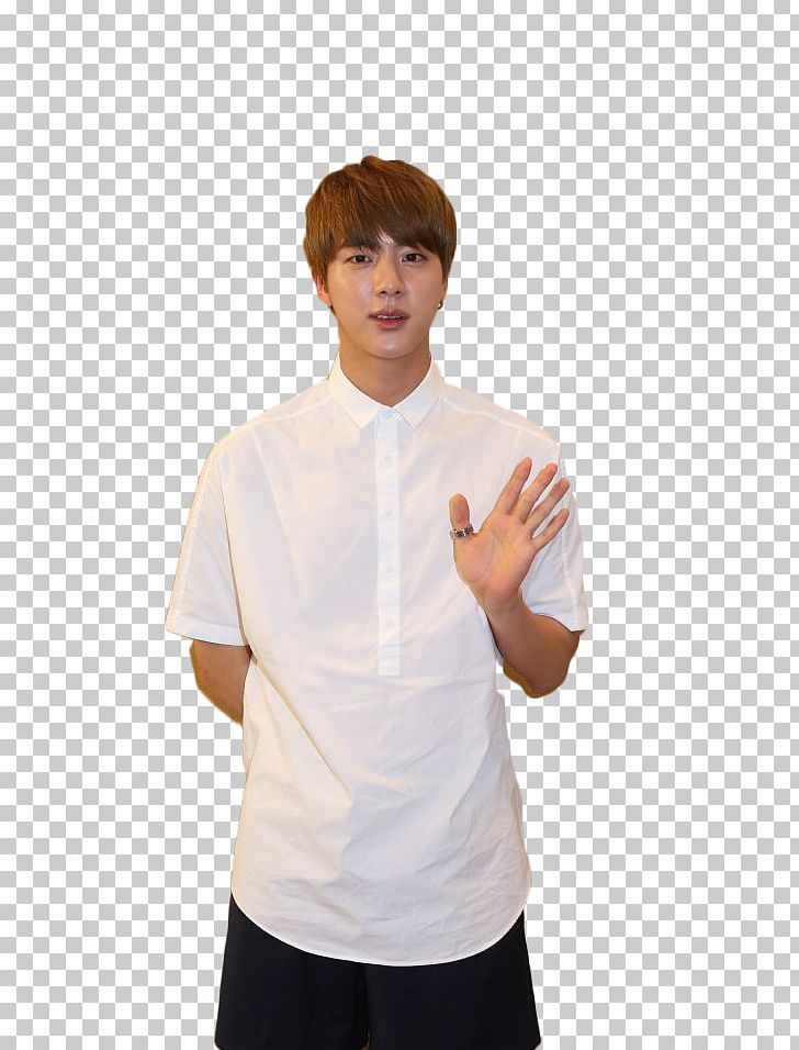 Jin T-shirt BTS K-pop PNG, Clipart, Arm, Art, Bts, Clothing, Collar Free PNG Download