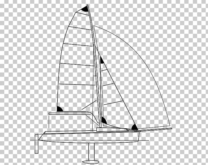 Sailing Proa Sloop SKUD 18 PNG, Clipart, Angle, Black And White, Boat, Boat International Media, Brigantine Free PNG Download