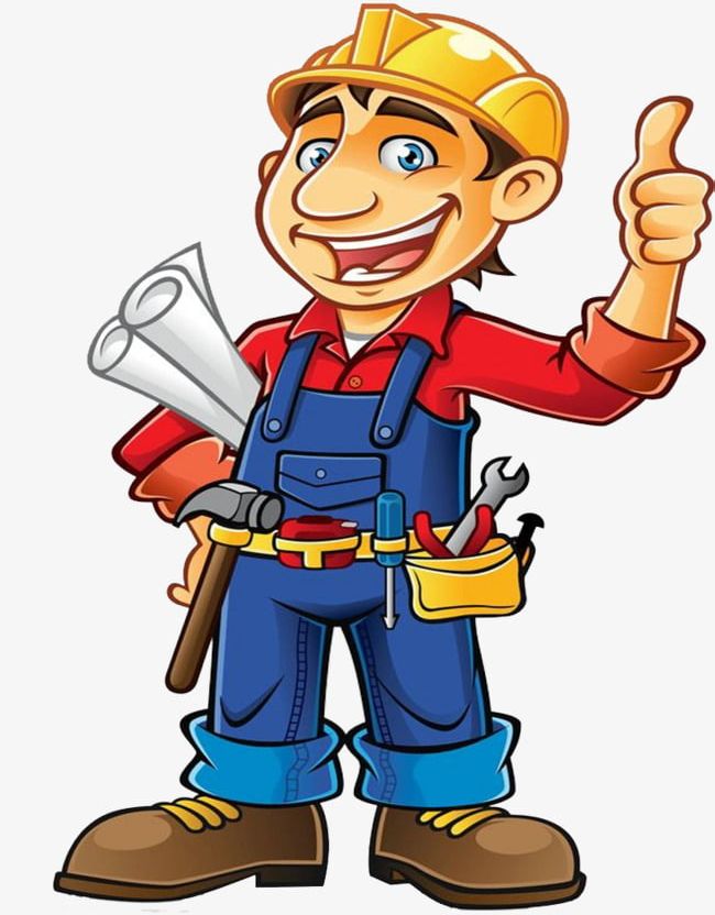 Cartoon Construction Worker Clip Art