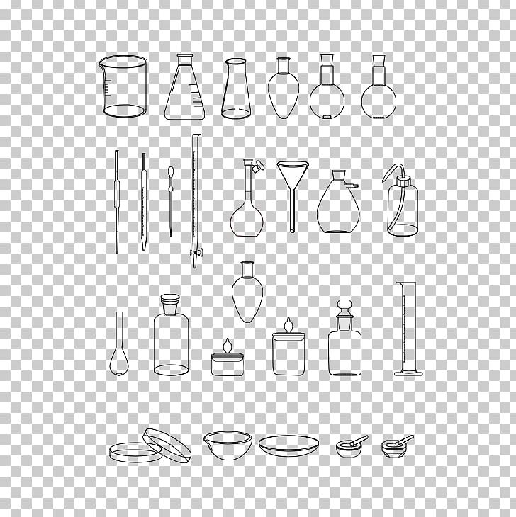 Laboratory Glassware Chemistry Drawing Echipament De Laborator PNG, Clipart, Angle, Beaker, Chemical Substance, Chemielabor, Circle Free PNG Download