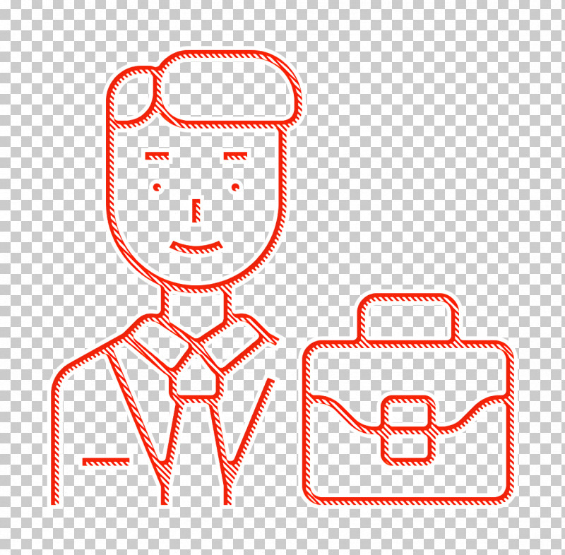 Career Icon Businessman Icon PNG, Clipart, Businessman Icon, Career Icon, Line, Line Art, Red Free PNG Download