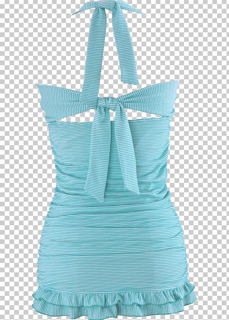 Cocktail Dress Cocktail Dress Ruffle Swimsuit PNG, Clipart, Aqua, Azure, Blue, Clothing, Cocktail Free PNG Download