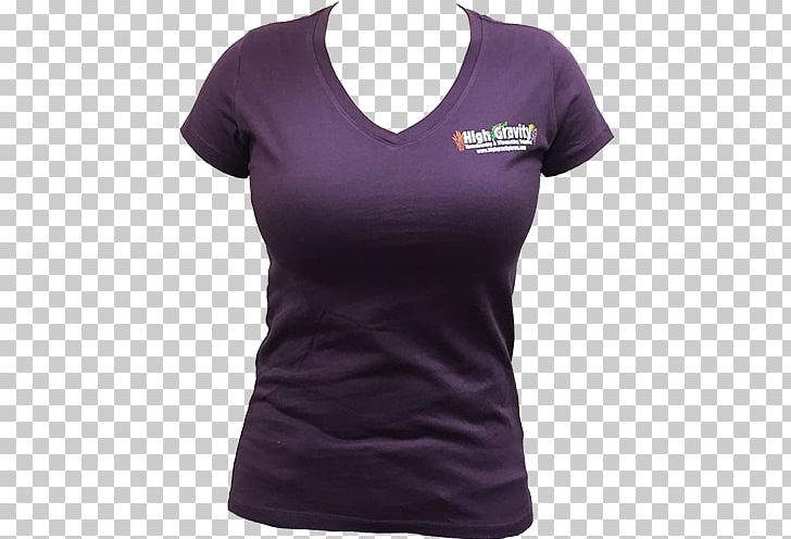 T-shirt Sleeve Neck PNG, Clipart, Active Shirt, Clothing, Neck, Purple, Shirt Free PNG Download