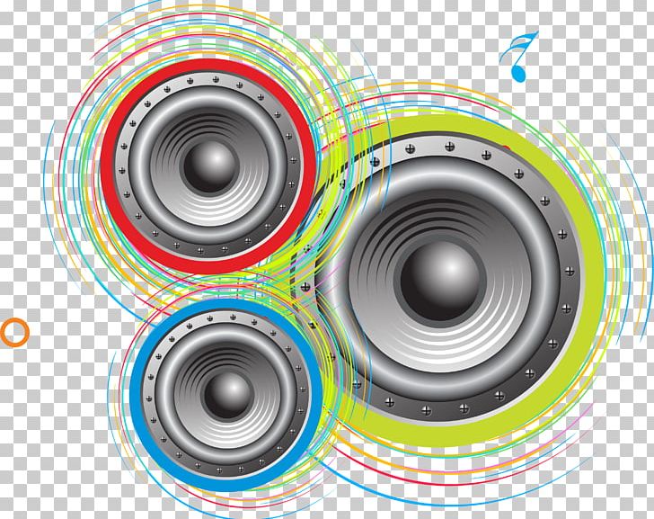 Disc Jockey Sound Illustration PNG, Clipart, Abstract Lines, Audio Equipment, Car Subwoofer, Color, Color Pencil Free PNG Download