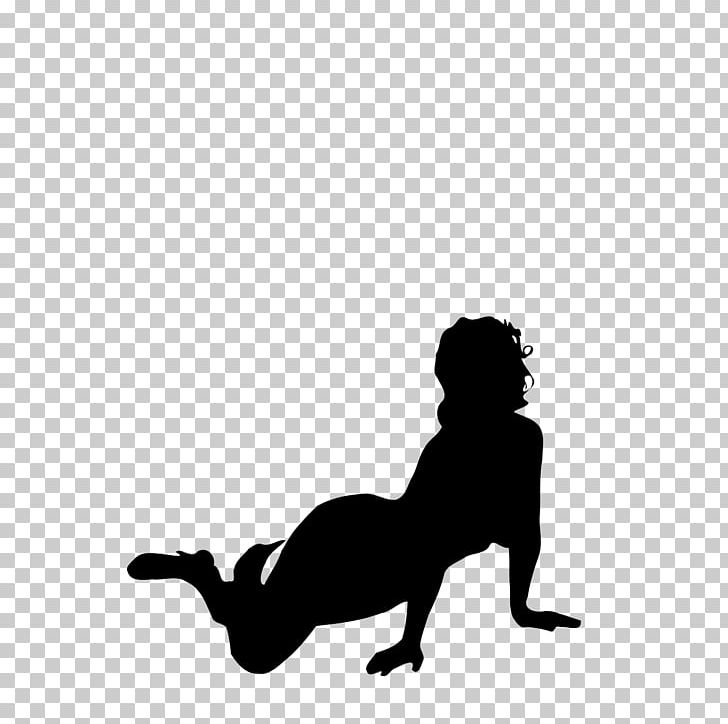 Silhouette Woman PNG, Clipart, Animals, Arm, Black, Black And White, Crawling Free PNG Download