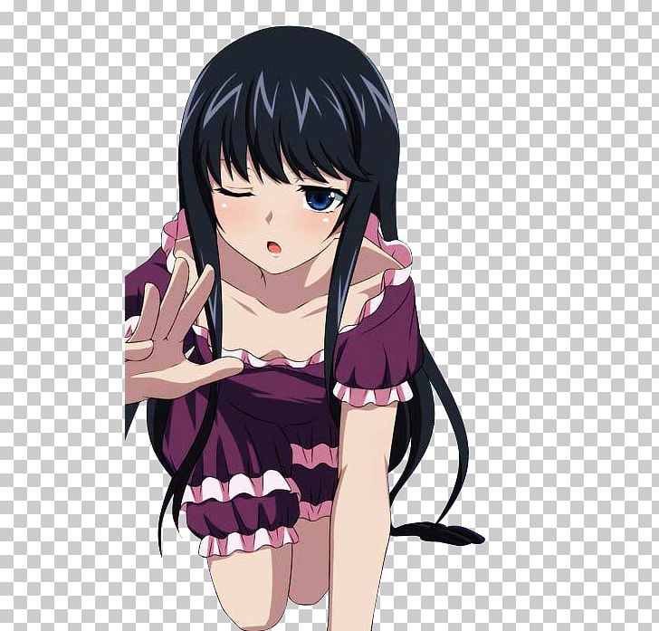Strike The Blood Anime Eye Black Hair PNG, Clipart, Anime Strike, Black Hair Blue Eyes, Blood, Breast, Breasts Free PNG Download