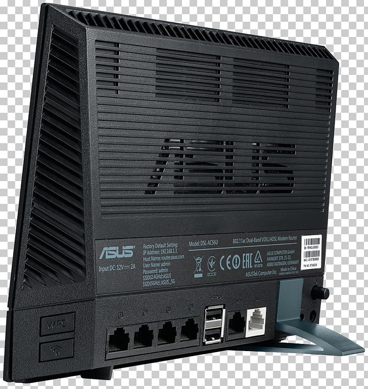 VDSL ASUS DSL-AC56U Router IEEE 802.11ac DSL Modem PNG, Clipart, Adsl, Asus, Asus Dslac56u, Asus Dslac68u, Asymmetric Digital Subscriber Line Free PNG Download