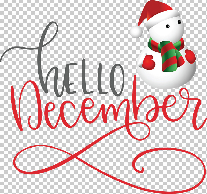 Hello December Winter December PNG, Clipart, Character, Christmas Day, Christmas Ornament, Christmas Ornament M, December Free PNG Download