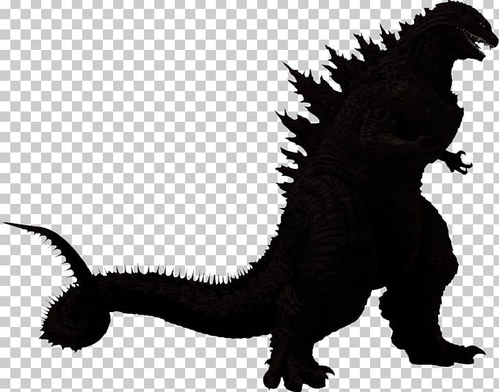 Godzilla Reboot Silhouette Kaiju PNG, Clipart, Animal Figure, Black And White, Carnivoran, Clip Art, Fauna Free PNG Download