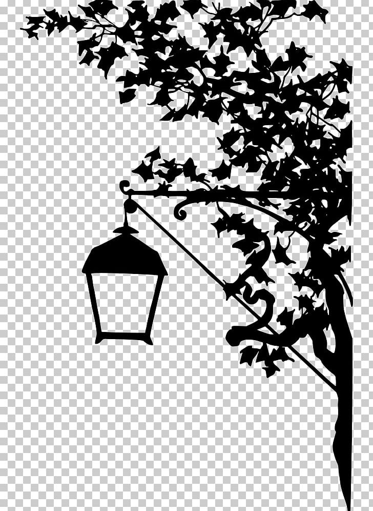 Street Light Lantern Lamp PNG, Clipart, Black And White, Branch, Electric Light, Encapsulated Postscript, Flower Free PNG Download