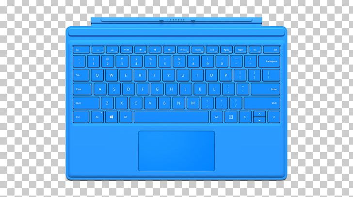 Surface Pro 4 Computer Keyboard Surface Pro 3 Blue PNG, Clipart, Blue, Color, Computer, Computer Keyboard, Electric Blue Free PNG Download