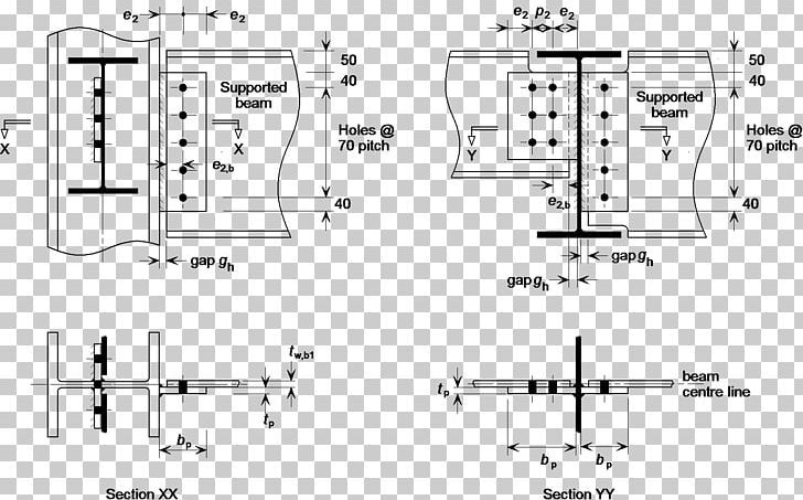 I-beam Steel Frame Framing PNG, Clipart, Angle, Architectural Engineering, Beam, Black And White, Bolt Free PNG Download