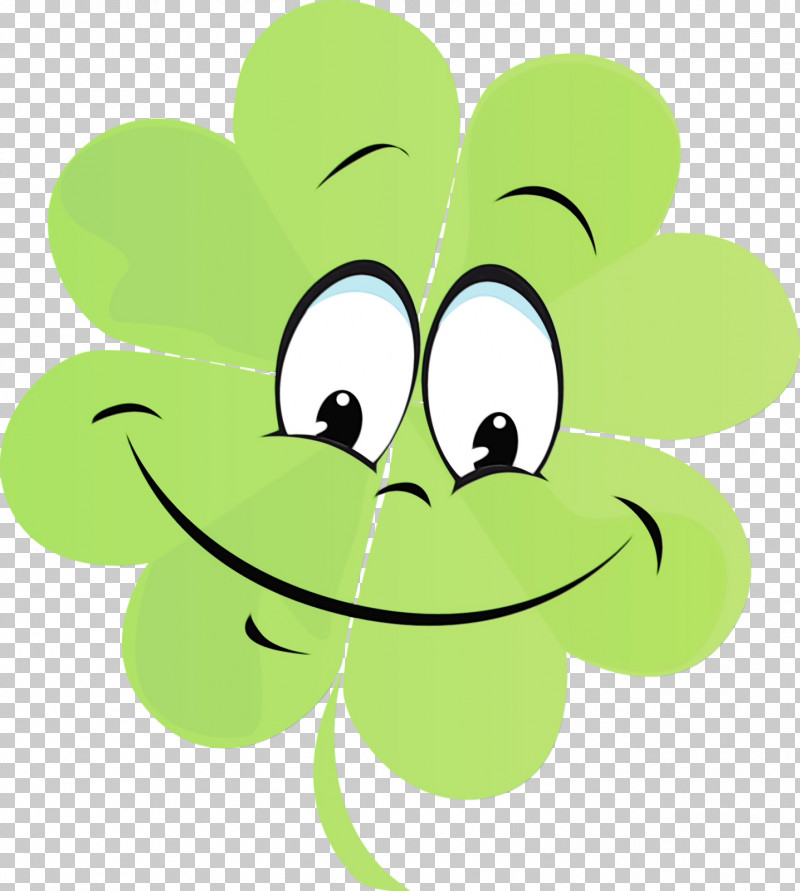 Green Cartoon Leaf Smile Plant PNG, Clipart,  Free PNG Download
