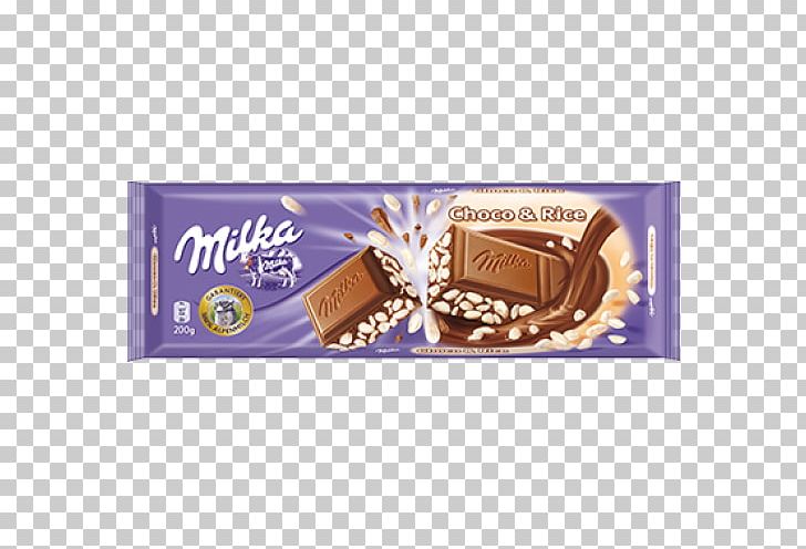 Chocolate Bar Milka Rice PNG, Clipart, Caramel, Chocolate, Chocolate Bar, Confectionery, Daim Free PNG Download