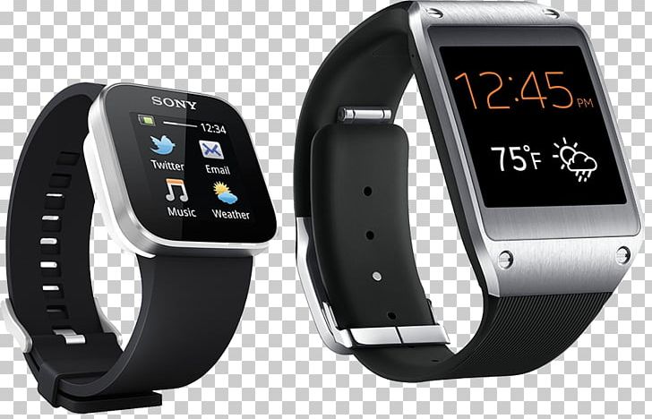 Samsung Galaxy Gear Sony SmartWatch 3 Mobile Phone PNG, Clipart, Accessories, Black, Black Hair, Black White, Bluetooth Free PNG Download