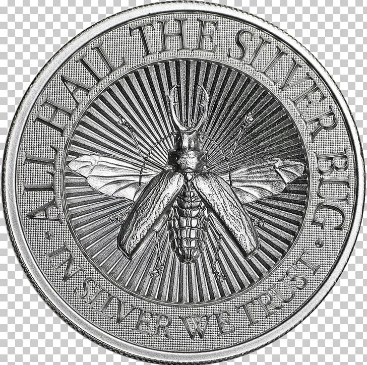 Silver Coin Metal Gold Silver Coin PNG, Clipart, Apmex, Beetle, Black And White, Circle, Coin Free PNG Download