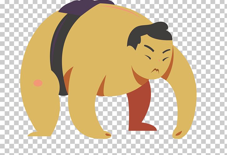 Sumo Euclidean PNG, Clipart, Carnivoran, Cartoon, Cat Like Mammal, Dog Like Mammal, Fat Free PNG Download