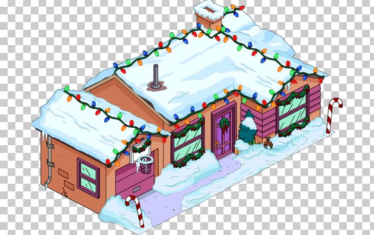 The Simpsons: Tapped Out Gingerbread House Reverend Lovejoy Milhouse Van Houten PNG, Clipart, Building, Chief Wiggum, Christmas Day, Christmas Ornament, Cletus Spuckler Free PNG Download