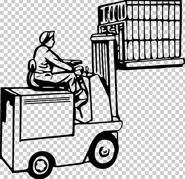 Forklift Drawing PNG, Clipart, Black And White, Car, Computer Icons, Drawing, Forklift Free PNG Download