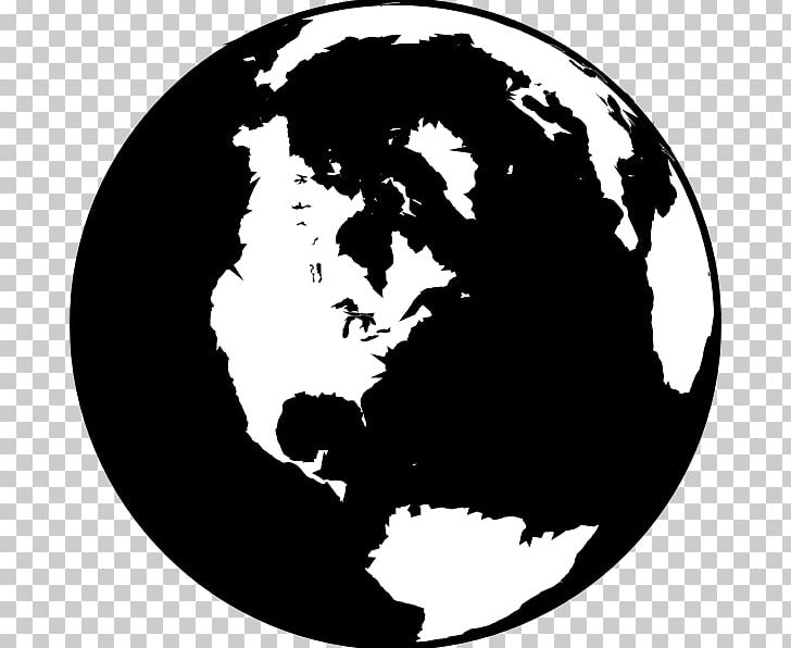 Globe Black And White World PNG, Clipart, Black, Black And White, Black And White World, Circle, Clip Art Free PNG Download