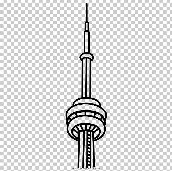 CN Tower Coloring Book Drawing Line Art PNG, Clipart, Black, Black And White, Ceiling Fixture, Child, Cn Tower Free PNG Download