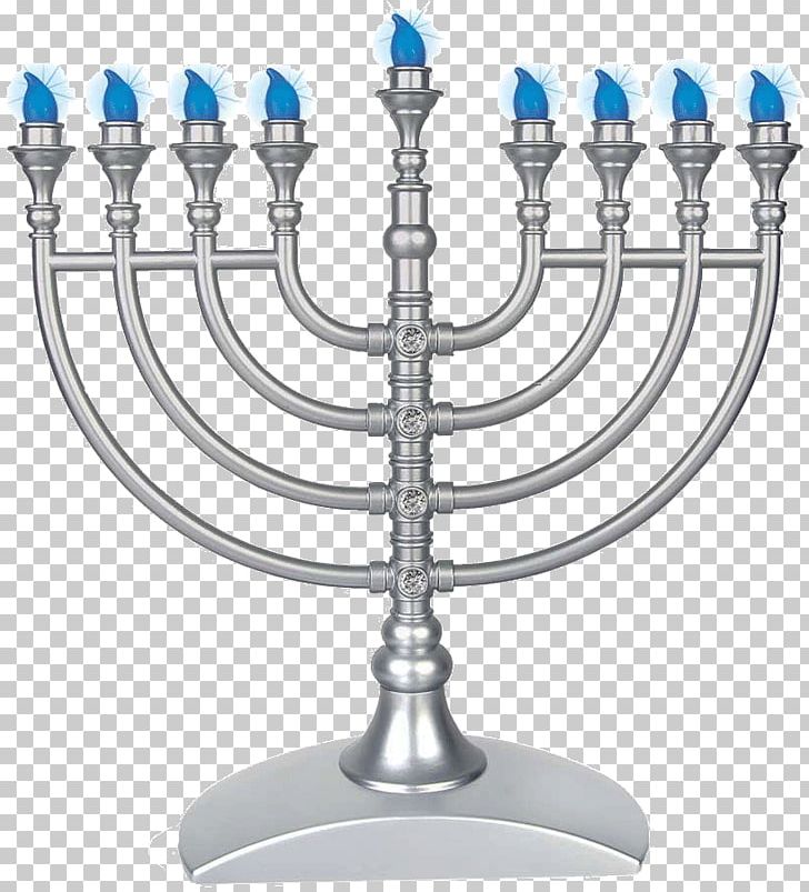Menorah Hanukkah Jewish Holiday Judaism Jewish Ceremonial Art PNG, Clipart, Battery, Candle, Candle Holder, Electric, Hanukkah Free PNG Download