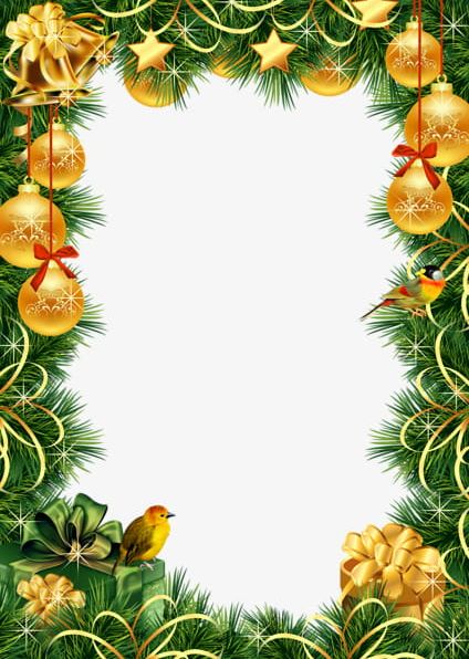 Border With Christmas Ball PNG, Clipart, Ball Clipart, Ball Clipart, Balls, Birds, Border Clipart Free PNG Download