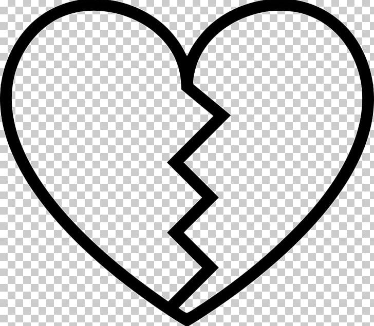 Broken Heart Computer Icons Love PNG, Clipart, Area, Black, Black And White, Broken Heart, Circle Free PNG Download
