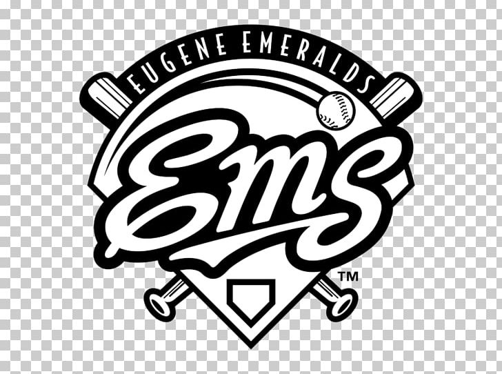 Eugene Emeralds Logo Northwest League Graphics PNG, Clipart, Area, Black And White, Brand, Emerald, Eugene Free PNG Download
