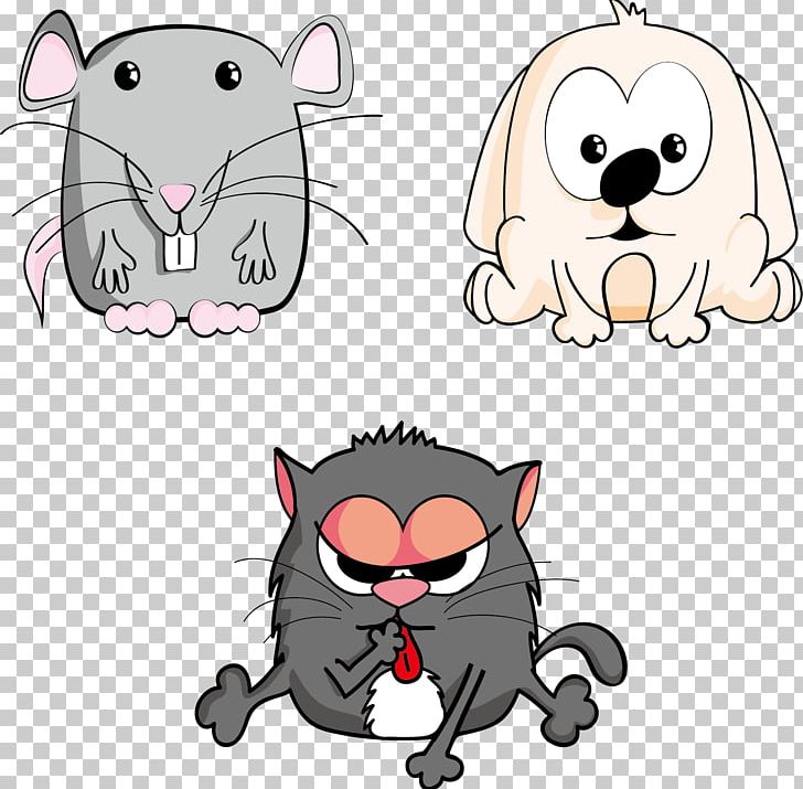 Rat Mouse Cat Whiskers Dog PNG, Clipart, Animals, Carnivoran, Cartoon, Cartoon Animals, Cartoon Character Free PNG Download