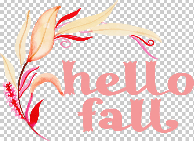 Hello Fall Fall Autumn PNG, Clipart, Autumn, Fall, Flower, Hello Fall, Logo Free PNG Download