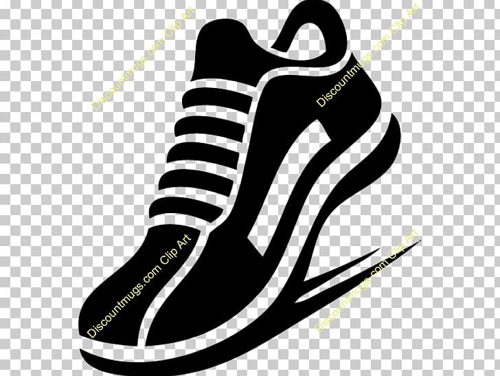 running shoe clip art black and white