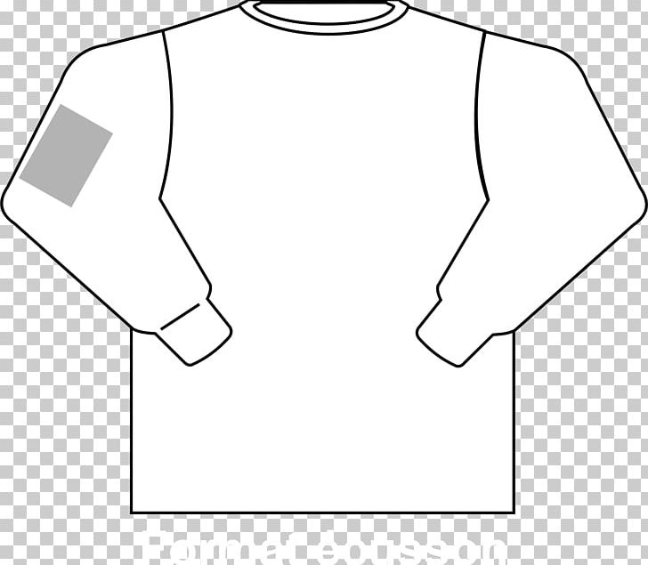 T-shirt Shoe Collar Sportswear Outerwear PNG, Clipart, Angle, Area, Black, Black And White, Brand Free PNG Download