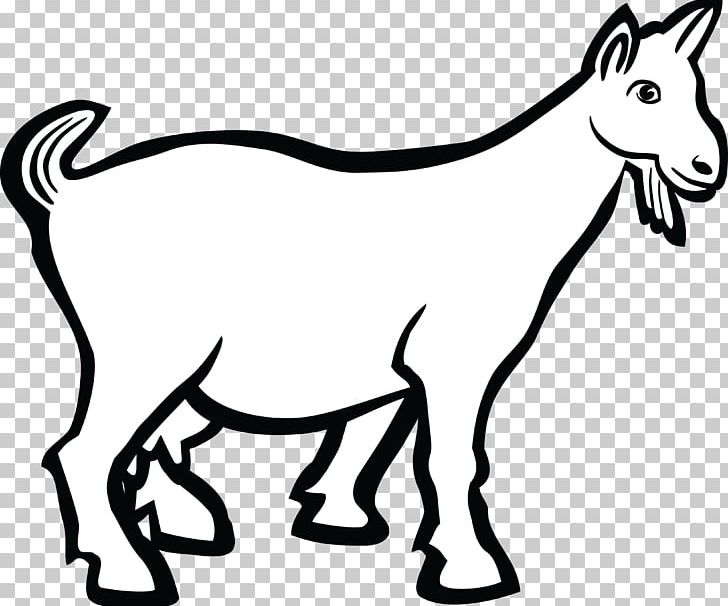 Boer Goat Line Art Drawing PNG, Clipart, Animals, Black And White, Boer Goat, Cartoon, Cattle Like Mammal Free PNG Download