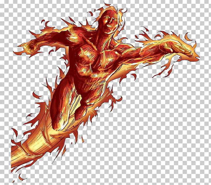 Human Torch Mister Fantastic Invisible Woman PNG, Clipart, Computer Wallpaper, Demon, Dragon, Drawing, Fantastic Four Free PNG Download