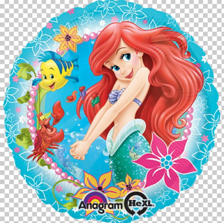 Ariel Mylar Balloon Under The Sea Minnie Mouse PNG, Clipart, Ariel, Balloon, Birthday, Bopet, Disney Princess Free PNG Download