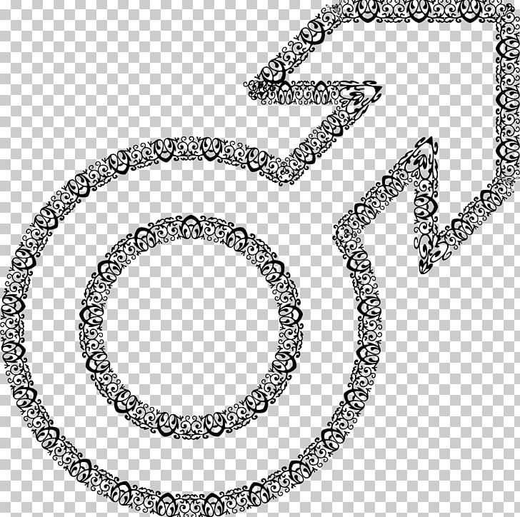 Gender Symbol Female PNG, Clipart, Black And White, Body Jewelry, Chain, Circle, Computer Icons Free PNG Download