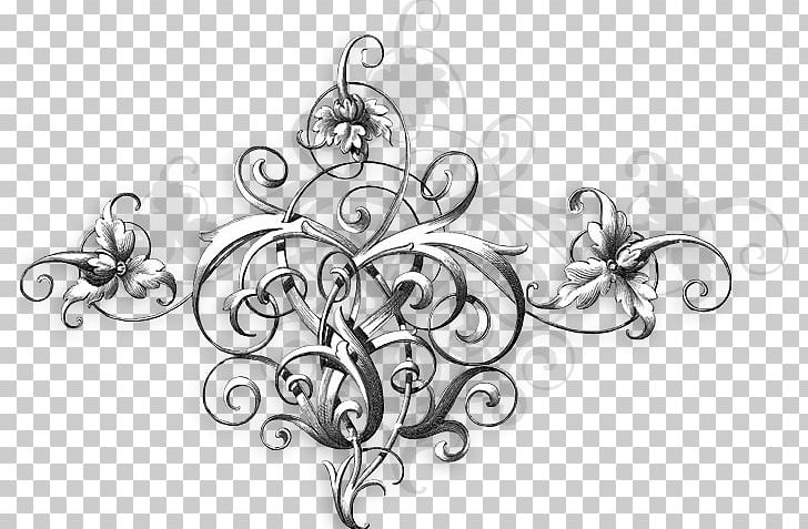 Black And White Motif PNG, Clipart, Artwork, Black, Black And White, Body Jewelry, Circle Free PNG Download