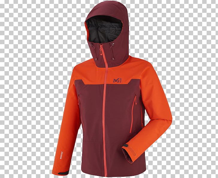 Hoodie T-shirt Millet Jacket Mountaineering PNG, Clipart, Climbing, Clothing, Goretex, Goretex, Gtx Free PNG Download