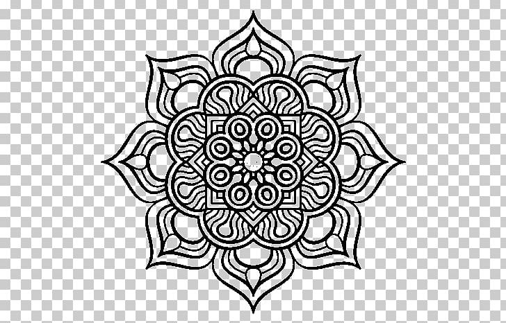 Mandala Coloring Book Drawing Fire PNG, Clipart, Black, Black And White, Book, Circle, Decorative Free PNG Download