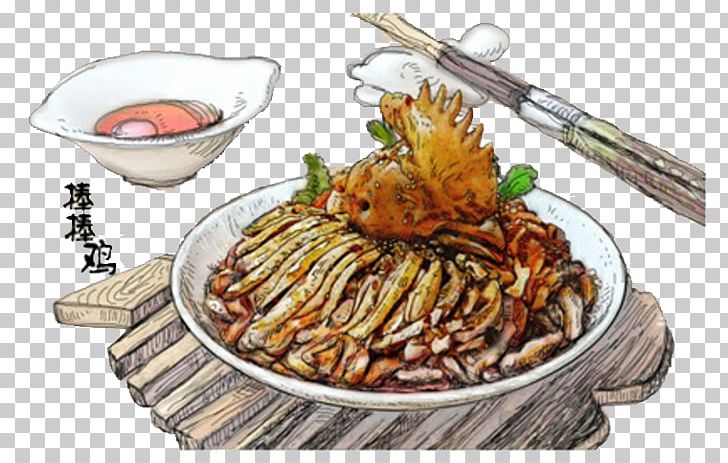 Sichuan Cuisine Bon Bon Chicken Chicken Lollipop PNG, Clipart, Animals, Asian Food, Chicken, Chicken Meat, Color Free PNG Download