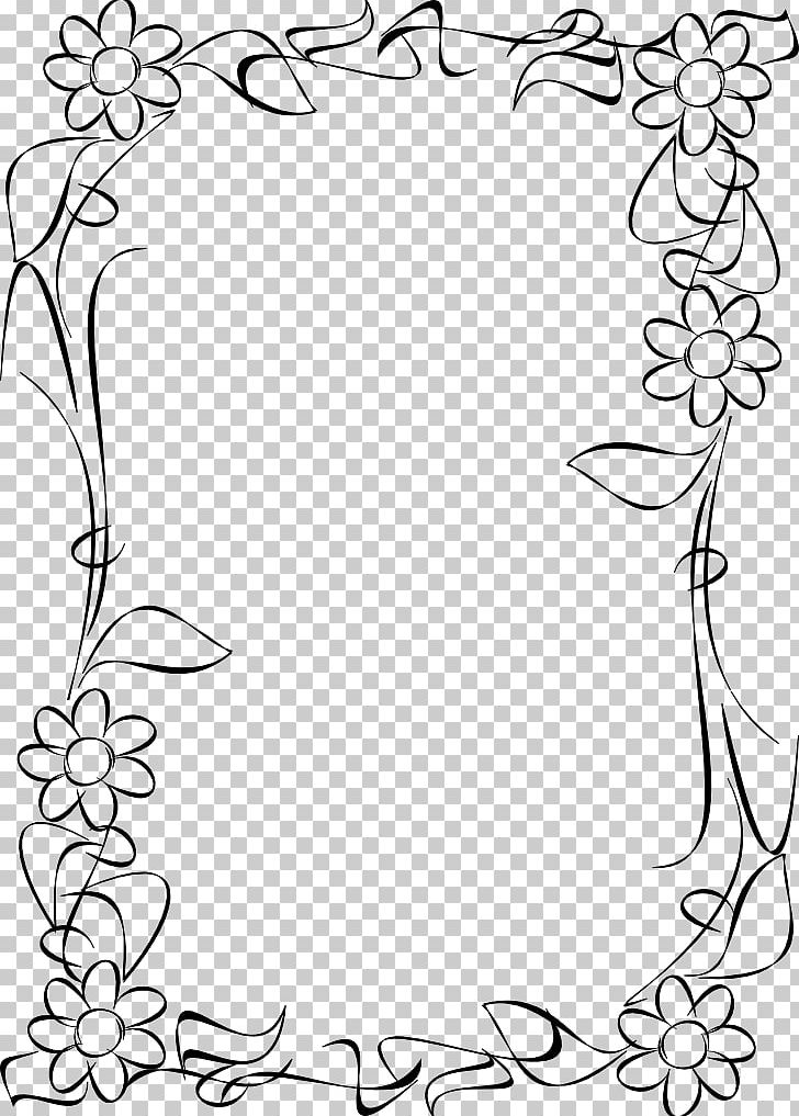 Frames Floral Design Drawing Child Text PNG, Clipart, Art, Black, Black And White, Bordiura, Branch Free PNG Download