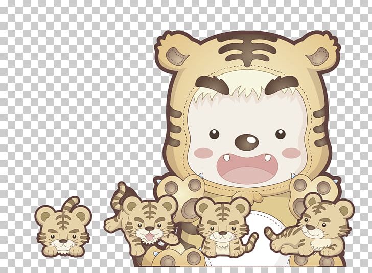 Tiger Cartoon Poster PNG, Clipart, Adobe Illustrator, Animal, Animals, Animation, Big Cats Free PNG Download