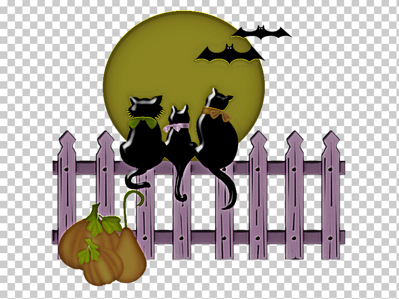 Cat Black Cat Cartoon Fence Royalty-free PNG, Clipart, Black And White, Black Cat, Cartoon, Cat, Fence Free PNG Download