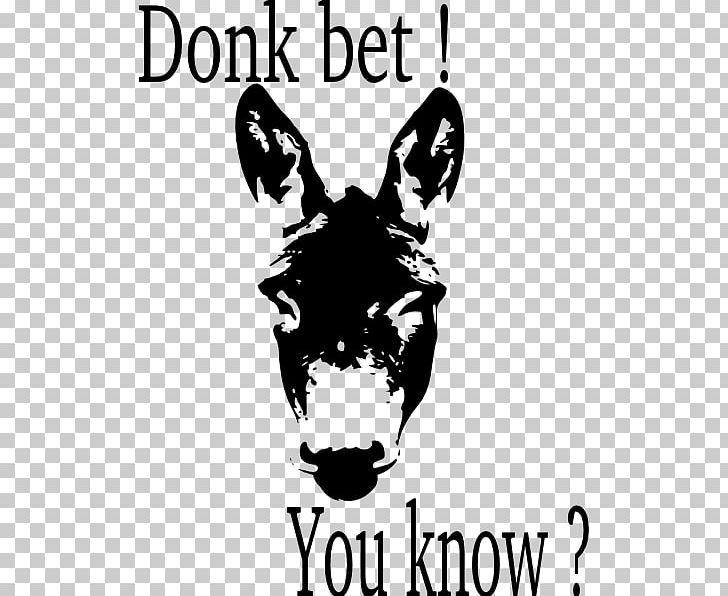 Donkey Mule Drawing PNG, Clipart, Animals, Art, Black And White, Brand, Cartoon Free PNG Download