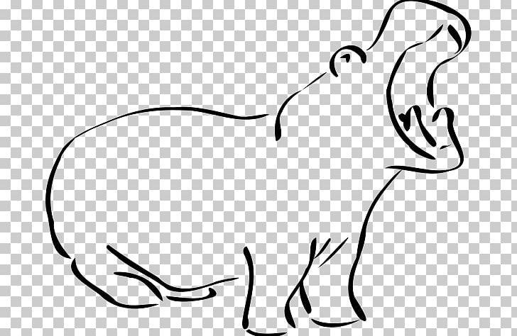 Hippopotamus Website Free Content PNG, Clipart, Black, Black And White, Blog, Carnivoran, Cartoon Free PNG Download