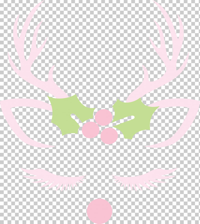 Reindeer Face PNG, Clipart, Flower, Leaf, Pink, Plant, Reindeer Face Free PNG Download