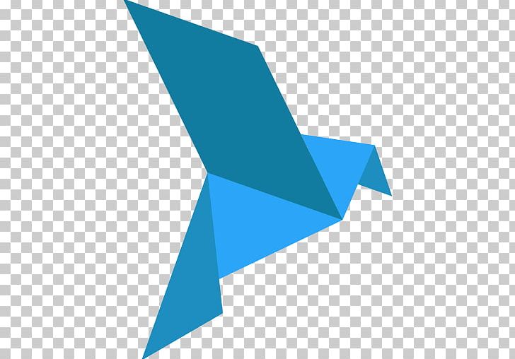 Paper Bird Computer Icons Origami PNG, Clipart, Angle, Animals, Azure, Bird, Blue Free PNG Download