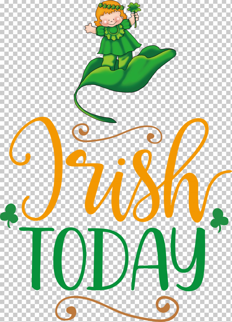 Irish Today Saint Patrick Patricks Day PNG, Clipart, Green, Leaf, Logo, Meter, Patricks Day Free PNG Download